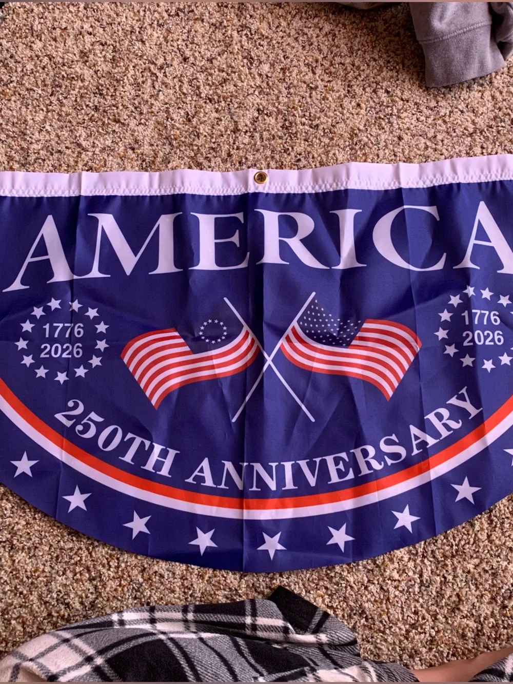 Patriotic 250th America Bunting